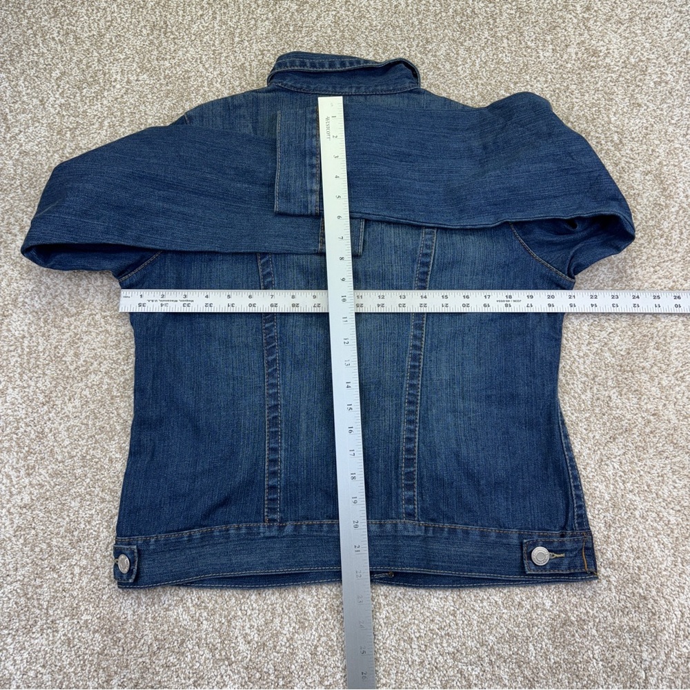 NEW Iris Dark Blue Jean Jacket Womens size 3XL - Picture 9 of 16